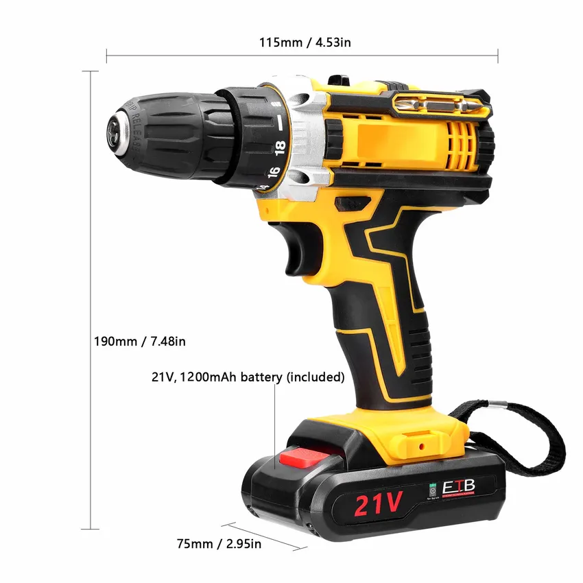 21 volt wireless electric drilling brush motor drilling 2 speeds modifying 18 gears of torque holes drilling machine for installation 21 volt wireless electric drilling brush motor drilling 2 speeds modifying 18 gears of torque holes drilling machine for installation