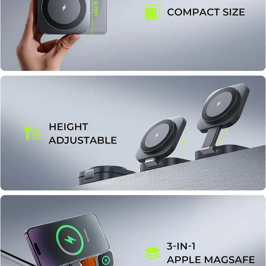 Lisen 3 in 1 for Apple Apple Charging Pad Service Magsafe for multiple devices suitable for iPhone 15 Pro Lisen 3 in 1 for Apple Apple Charging Pad Service Magsafe for multiple devices suitable for iPhone 15 Pro