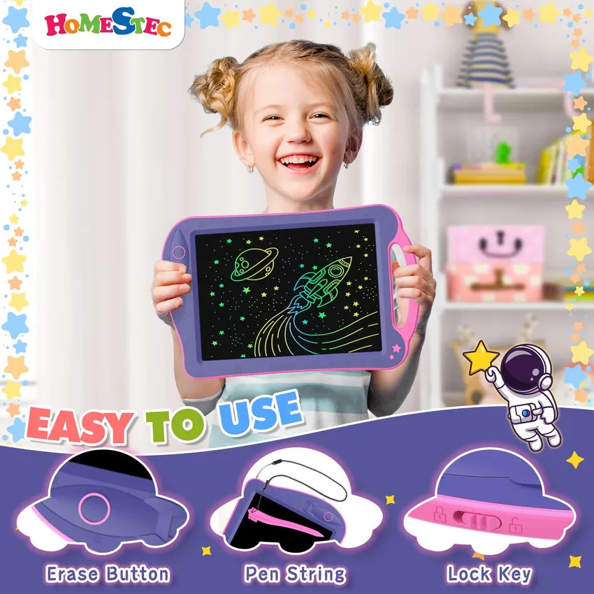 LCD Tablet Typical Magic Black Figures, Electronic Drawing Panel, Art Painting Tool, Children Games, Brain Game, Baby Best gift, 8.5 LCD Tablet Typical Magic Black Figures, Electronic Drawing Panel, Art Painting Tool, Children Games, Brain Game, Baby Best gift, 8.5