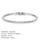 3mm white gold 19cm 