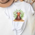 Foreign trade cute kitten pattern 2D printing casual short sleeved top T shirt summer Foreign trade cute kitten pattern 2D printing casual short sleeved top T shirt summer