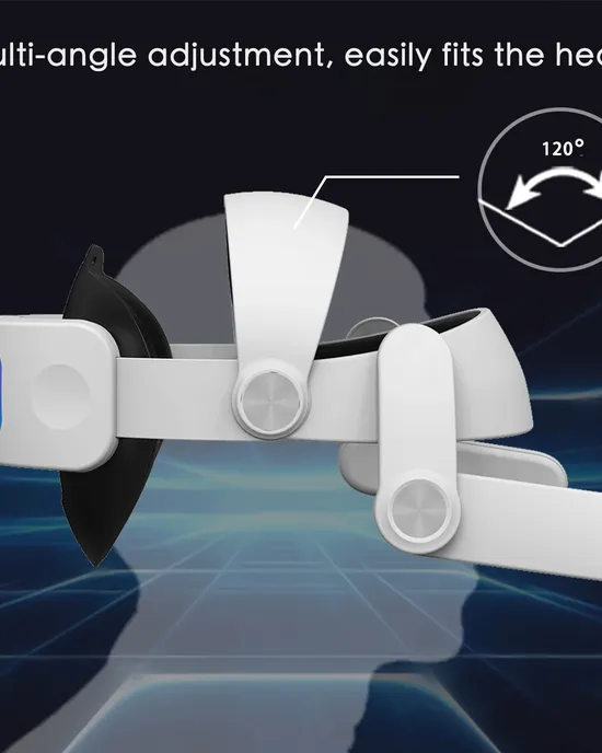 The VR head headphone belt, improvement support, comfort improvement, replacement of a belt, white battery, 6000mah, suitable for meta Quest 3 The VR head headphone belt, improvement support, comfort improvement, replacement of a belt, white battery, 6000mah, suitable for meta Quest 3
