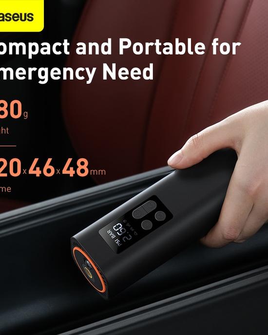 Baseus سيارة مضخة نفخ 12 فولت الذكية سيارة كهربائية مضخة إطار 150 PSI LED عرض سيارة الإطارات ضاغط الهواء للدراجات النارية Baseus سيارة مضخة نفخ 12 فولت الذكية سيارة كهربائية مضخة إطار 150 PSI LED عرض سيارة الإطارات ضاغط الهواء للدراجات النارية