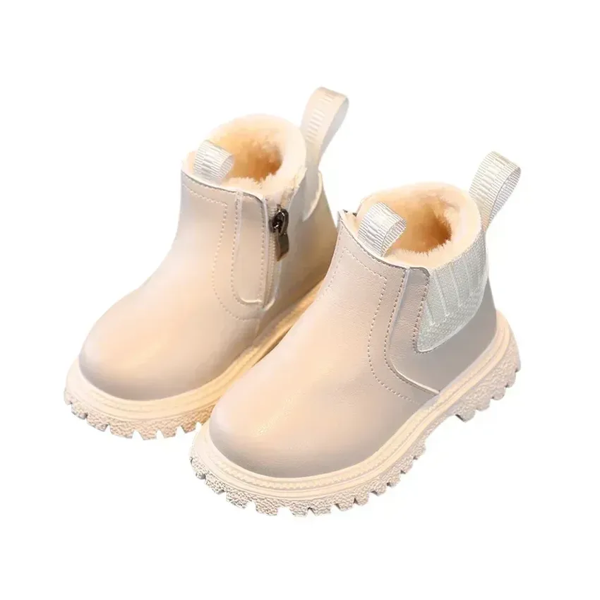 Casual ankle shoes with side clouds for children, comfortable velvet shoes, long -running long shoes for boys and girls, simple, autumn and winter, Casual ankle shoes with side clouds for children, comfortable velvet shoes, long -running long shoes for boys and girls, simple, autumn and winter,