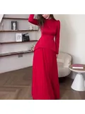 فستان سهرة أنيق من الساتان فستان سهرة أنيق من الساتان