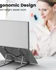 Aluminum laptop bombing holder, adjustable, fold, portable, book, computer, lifting, cooling, non -slip Aluminum laptop bombing holder, adjustable, fold, portable, book, computer, lifting, cooling, non -slip