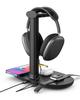 15W 4In1 حامل سماعة رأس حامل سماعة رأس شحن لاسلكي سريع رصيف المحطة لـ انا اشاهد AirPods برو / 2 آيفون 13 12 11 سامسونج S21 15W 4In1 حامل سماعة رأس حامل سماعة رأس شحن لاسلكي سريع رصيف المحطة لـ انا اشاهد AirPods برو / 2 آيفون 13 12 11 سامسونج S21