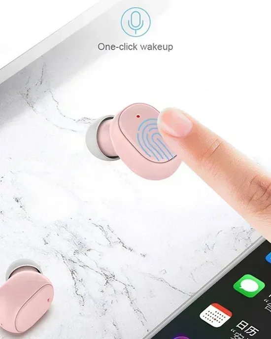سماعات أذن A6S TWS لاسلكية مع بلوتوث وميكروفون سماعات أذن A6S TWS لاسلكية مع بلوتوث وميكروفون