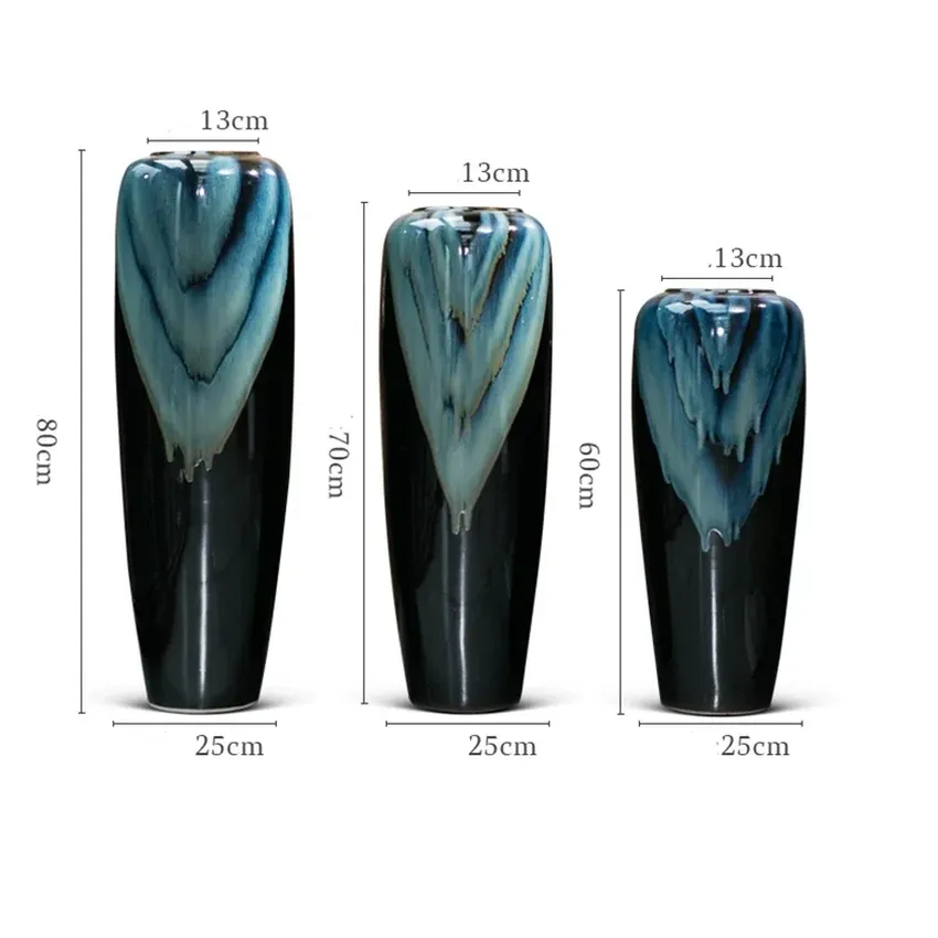 Chinese ceramic vases for the art exhibition, large floor -based jewelry, flower flower, unique creative domestic flower of the hotel Chinese ceramic vases for the art exhibition, large floor -based jewelry, flower flower, unique creative domestic flower of the hotel