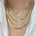 The minimum sexes snake chain chopped necklace steel resistant stain The minimum sexes snake chain chopped necklace steel resistant stain