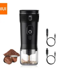 MIUI Portable Coffee Machine, Small Spiesu Machine, 12 V. Continuous Movement, Coffee Make Travel Coffee, Out Outth Air, District Camping, Lightweight