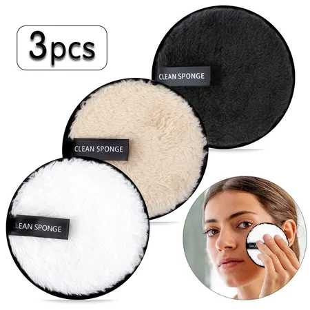 Reuscophable makeup remover, cotton wipes, cosmetics suck
