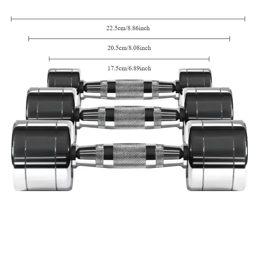 Electrical dumbbells for men and women, solid metal, strength training, fitness equipment, gym exercises Electrical dumbbells for men and women, solid metal, strength training, fitness equipment, gym exercises