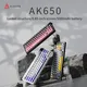 لوحة مفاتيح ميكانيكية Ajazzz AK650 مزودة بـ 66 لون RGB ولوحة مفاتيح بلوتوث لاسلكية 5000 مللي أمبير في الساعة للألعاب لأجهزة الكمبيوتر المحمولة لوحة مفاتيح ميكانيكية Ajazzz AK650 مزودة بـ 66 لون RGB ولوحة مفاتيح بلوتوث لاسلكية 5000 مللي أمبير في الساعة للألعاب لأجهزة الكمبيوتر المحمولة