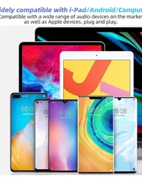 سماعات سلكية بمنفذ لايتنينج (Lightning Wired Earphones) مخصصة لأجهزة آيفون.