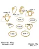 11 Piece/Group/Collection of olive Branch Rings for Women Creative Gift Jewelery Jewelry for Parties 11 Piece/Group/Collection of olive Branch Rings for Women Creative Gift Jewelery Jewelry for Parties