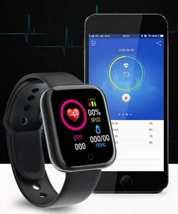 Xiaomi sports Smartwatch Women Men Smart Watch Connecting Clock Call Watch Fitness Steel Sleep Sleep Observer Y68 D20 Watch Ant
