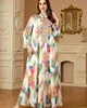 Eid Muslim dress for women Ramadan Print Jalabiya long dresses for parties, a long robe abaya Morocco Dubai Kaftan Islam Vettdos Lagos Eid Muslim dress for women Ramadan Print Jalabiya long dresses for parties, a long robe abaya Morocco Dubai Kaftan Islam Vettdos Lagos