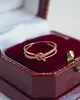 Elegant technician dense inlaid a zircon, dual layer knot, ring for women, 925 creative silver, high quality pink gold and jewelry Elegant technician dense inlaid a zircon, dual layer knot, ring for women, 925 creative silver, high quality pink gold and jewelry