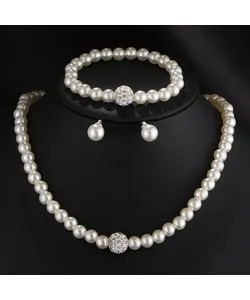Simple wine, pearls, jewelry, jewelry kit, for women