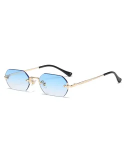 Winting without lip ribs, sunglasses, luxury men, brand, popular travel, small frame, sunglasses, ladies.