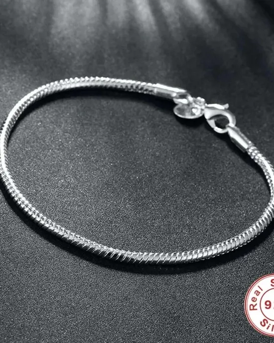 Luxury Handicrafts Luxurious Handicrafts of Sterling 925 Small Smooth Bracelets for Women Luxury Handicrafts Luxurious Handicrafts of Sterling 925 Small Smooth Bracelets for Women