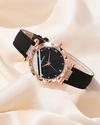 A collection of women watches consisting of 5 luxurious pieces of rhine