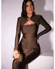 North Pole Cat Stylish Long sleeves Long Long Long Dress Women Body Party Club evening North Pole Cat Stylish Long sleeves Long Long Long Dress Women Body Party Club evening