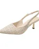 Paint -heeled sandalx