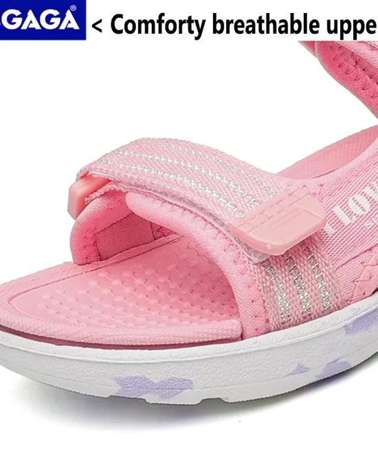 Children not sliding beach sandals, lightweight water shoes, soft below, comfortable shading leather, fashion girls, summer Children not sliding beach sandals, lightweight water shoes, soft below, comfortable shading leather, fashion girls, summer