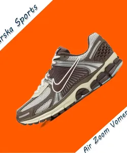 Nike Air Zoom Vomero 5 LOW shoes for men and women, lightweight running shoes, comfortable lining and can be worn in brown and silver color