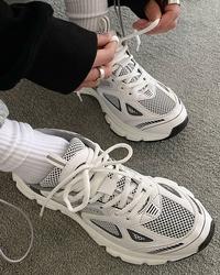 Women's Luxary Chunky Sneakers 2022 Summer Mesh Breathable Shoes for Men Sports Running Casual Ladies Fitness Vulcanize Shoes