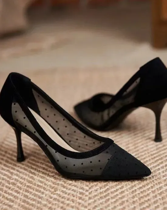 Breathing heel shoes for women, pointed sandal, shallow networked sandal, summer fashion, Breathing heel shoes for women, pointed sandal, shallow networked sandal, summer fashion,