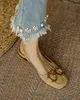 Stylish square heels for women, flat, sliding, unofficial shoes, office ladies Stylish square heels for women, flat, sliding, unofficial shoes, office ladies