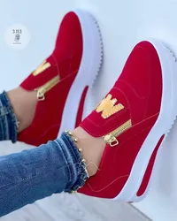 Women's sporty shoes with printed side clouds, reinforced shoes, platform, large size, casual, new, or