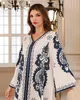 Islamic dress for women, modest abaya, Ramadan, Turkish caftan, a robe printed on the feast, caftan jalabiya, Moroccan Islamic dress for women, modest abaya, Ramadan, Turkish caftan, a robe printed on the feast, caftan jalabiya, Moroccan