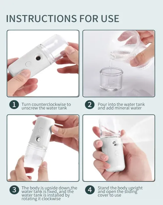 Nano moisturizer for USB skin care for women Nano moisturizer for USB skin care for women