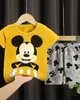 2 Piece/Mickey Baby Baby Summer Clothes Children Short Sleeve Boys Little Boys T-shirt + Pants and Disney races 1-4 Sen