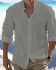 Flax cotton, freak, men, long shirts, summer sleeves, standing collar, beach style, large size