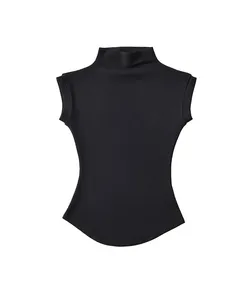 T -shirts, sexy women's t -shirt, rounded collar without sleeves T -shirt, plain, with a narrow story, T -shirt, casual T -shirt, women's basics, famous street clothes