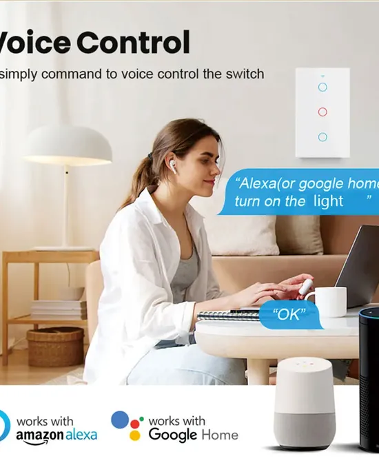 مفتاح حائط ذكي Tuya WiFi 