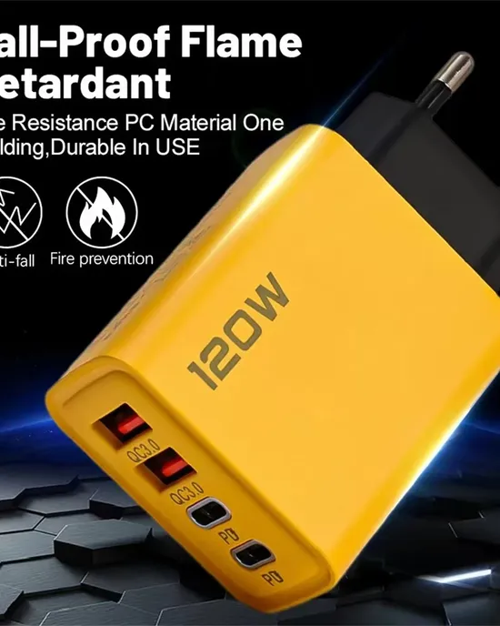 شاحن الحائط السريع 4 منافذ USB شاحن الحائط السريع 4 منافذ USB