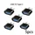 Black 5pcs  + SR.1.00 