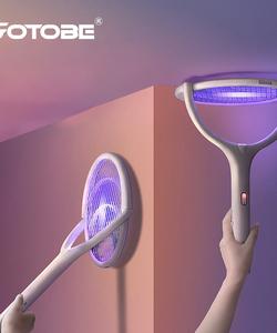 90 درجة تدوير مصباح قاتل البعوض صدمة كهربائية 365nm الأشعة فوق البنفسجية ضوء USB شحن علة صاعق فخ الذباب الصيف يطير منشة