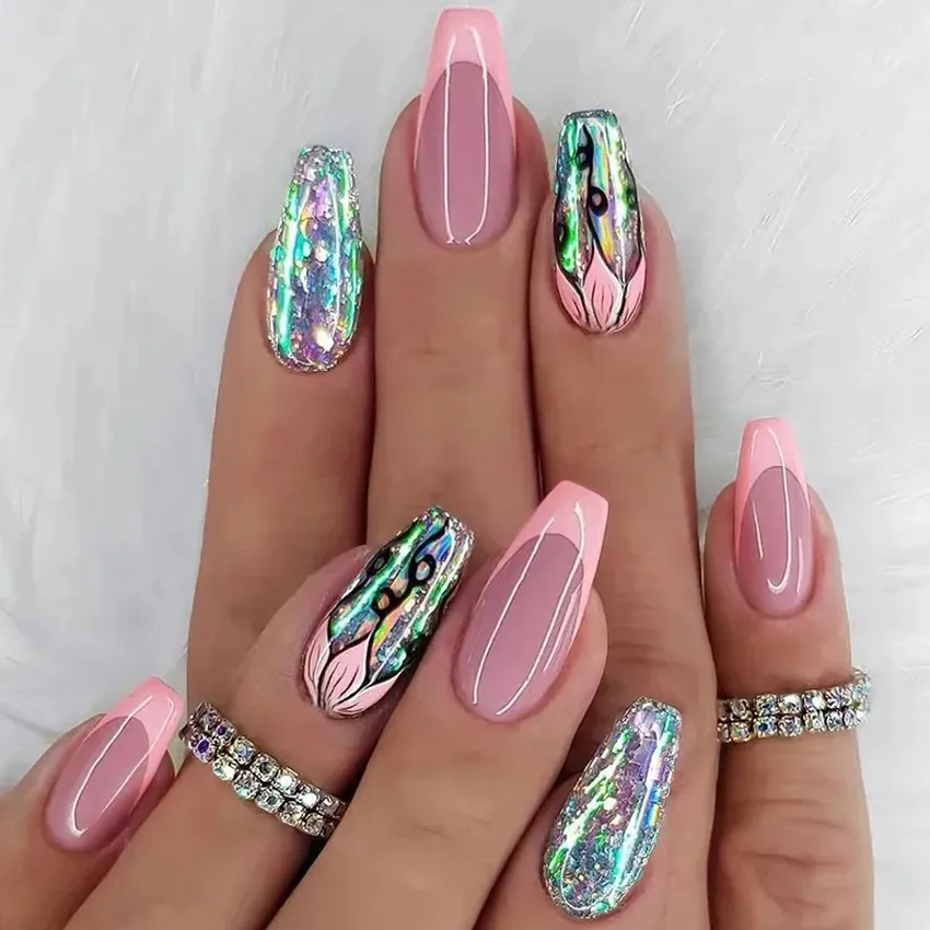 It can be reused with fake nail acrylic It can be reused with fake nail acrylic