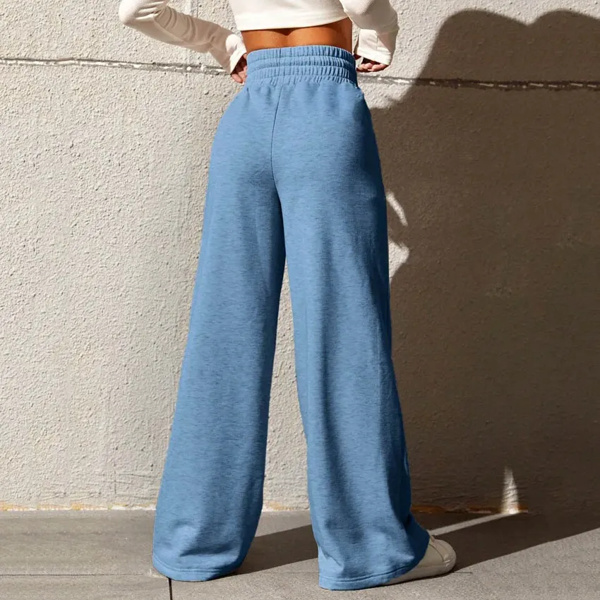 Sports pants for women in the fall of 2025, new loose loose pants with a straight tube, wide -leg pants, informal pants for outdoor dance Sports pants for women in the fall of 2025, new loose loose pants with a straight tube, wide -leg pants, informal pants for outdoor dance