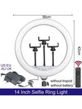 هدايا التصوير الفوتوغرافي حلقة ضوء المصباح مع حامل الهاتف Selfie USB التوصيل عكس الضوء 6 8 10 12 14 بوصة متوفرة بأحجام مختلفة هدايا التصوير الفوتوغرافي حلقة ضوء المصباح مع حامل الهاتف Selfie USB التوصيل عكس الضوء 6 8 10 12 14 بوصة متوفرة بأحجام مختلفة