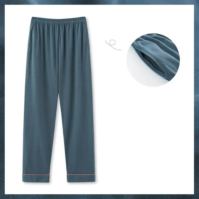 Summer Spring Cotton Cotton Men engraved clothes for loose, soft, soft trousers Summer Spring Cotton Cotton Men engraved clothes for loose, soft, soft trousers