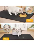 The large water -resistant cats' waste mattress is a durable and easy -to -clean cat waste box The large water -resistant cats' waste mattress is a durable and easy -to -clean cat waste box