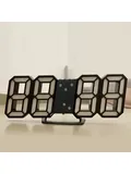 ساعة حائط رقمية LED ثلاثية الأبعاد ساعة حائط رقمية LED ثلاثية الأبعاد